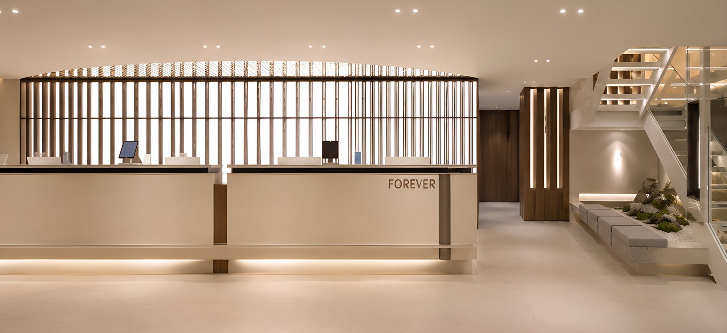 Reception at Forever Clinic Myeongdong
