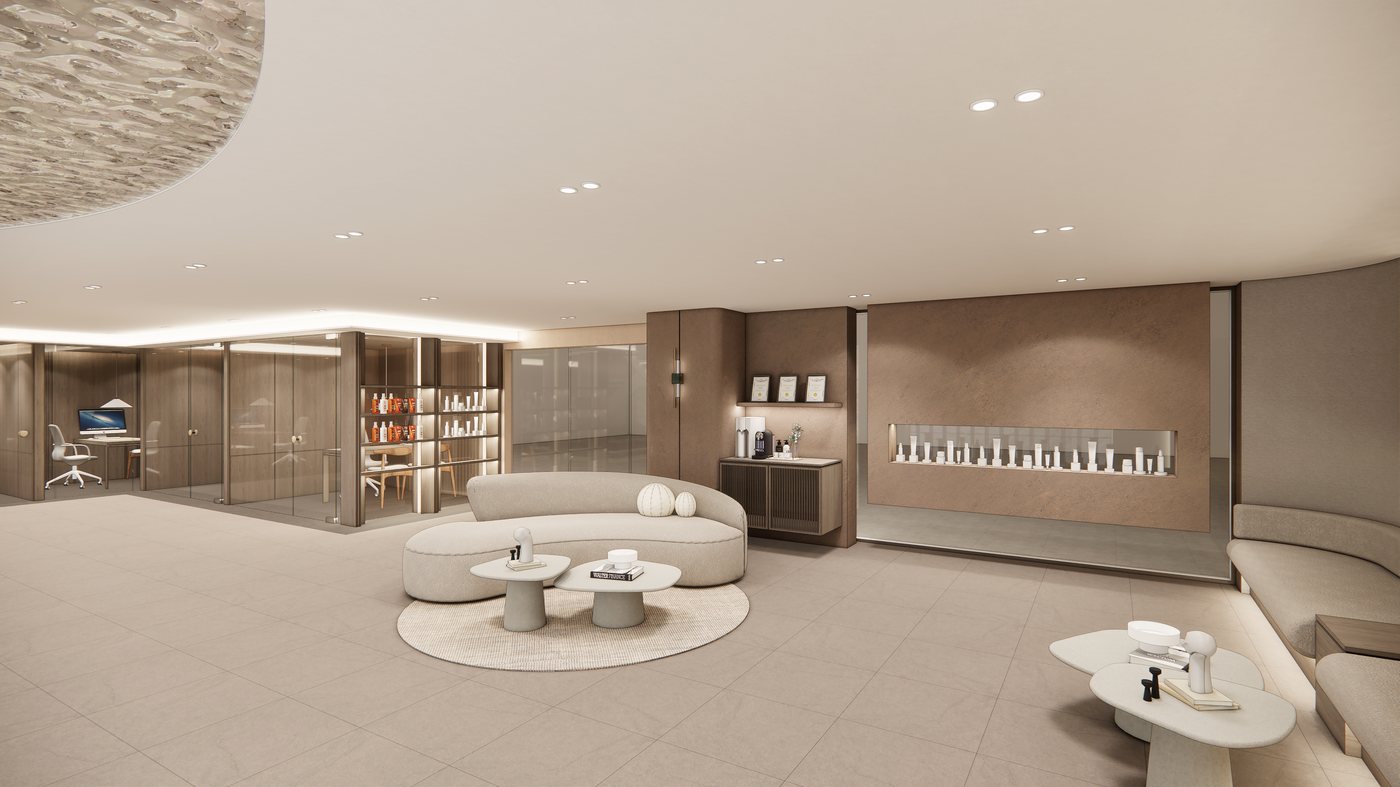 Private treatment room at Forever Clinic Myeongdong
